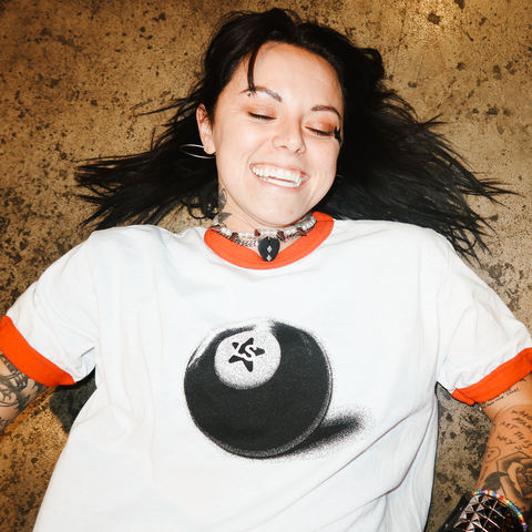 8 BALL RINGER TEE
