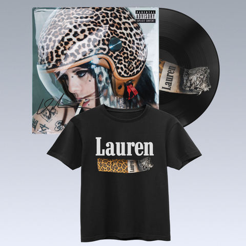 Lauren Sanderson - LAUREN (Signed Vinyl + Black Tee Bundle)